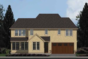 Exterior - Rear Elevation for Colonial House Plan #48-870 - 3 bed, 2.5 bath
