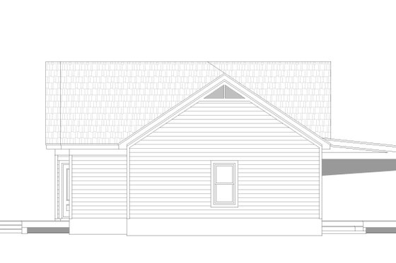 Exterior - Other Elevation 1 for Country House Plan #932-170 - 2 bed, 2 bath