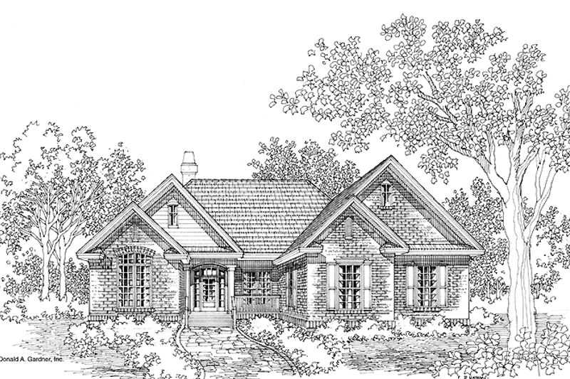 Home Plan - Classical Exterior - Front Elevation Plan #929-471