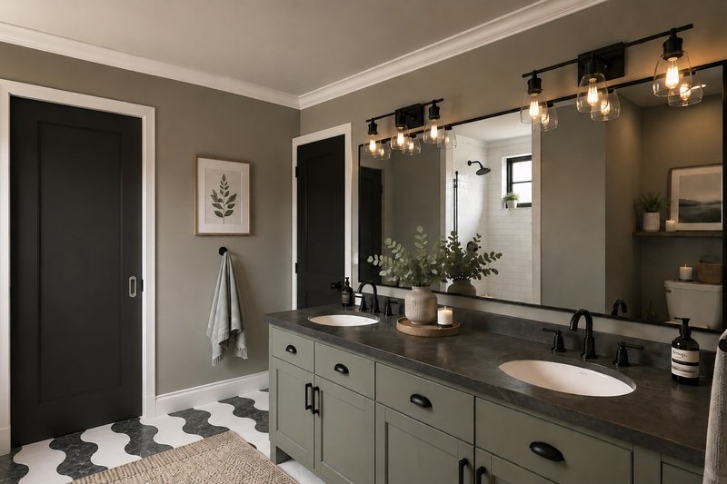 House Design - Interior - Master Bathroom for Farmhouse House Plan #1064-516 - 7 bed, 4 bath
