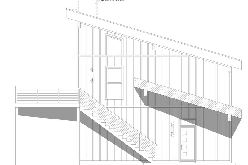 House Design - Exterior - Other Elevation 2 for Contemporary House Plan #932-1375 - 5 bed, 3.5 bath