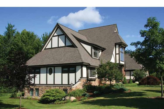 Exterior - Other Elevation for Tudor House Plan #928-27 - 4 bed, 3.5 bath