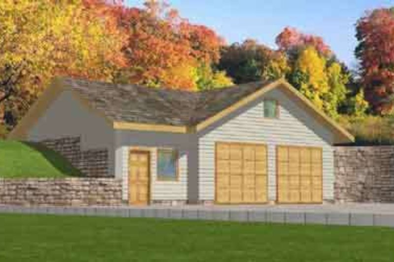 Home Plan - Traditional Exterior - Front Elevation Plan #117-305
