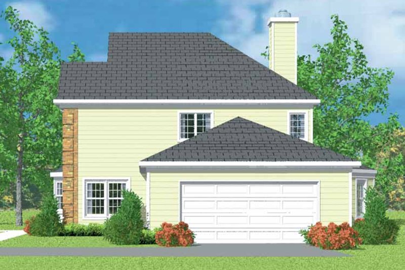 Dream House Plan - Country Exterior - Other Elevation Plan #72-1102