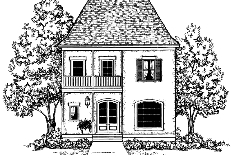 Home Plan - Country Exterior - Front Elevation Plan #1047-4