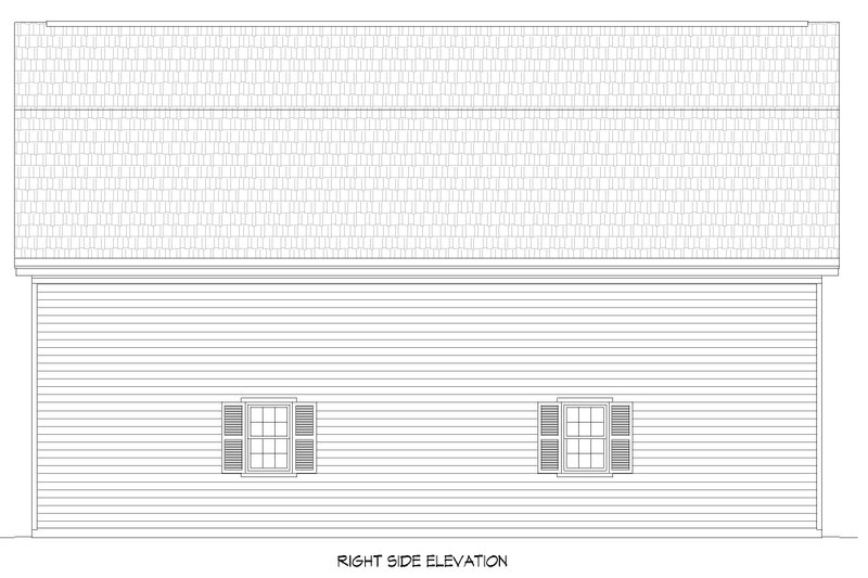 Dream House Plan - Exterior - Other Elevation 1 for Farmhouse House Plan #932-914 - 1 bed, 1 bath