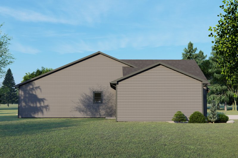 Architectural House Design - Exterior - Other Elevation 1 for Ranch House Plan #1064-175 - 3 bed, 2 bath