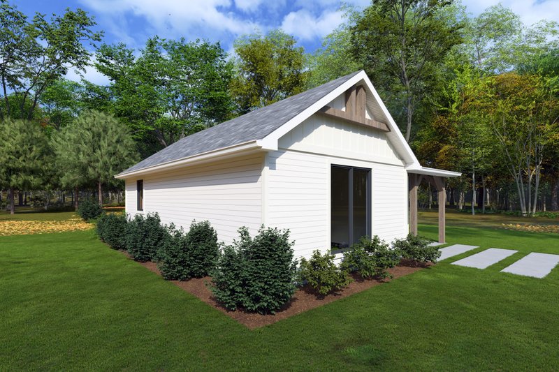 House Design - Exterior - Other Elevation for Farmhouse House Plan #1111-17 - 1 bed, 1 bath