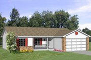 Ranch Style House Plan - 4 Beds 2 Baths 1294 Sq/Ft Plan #116-172 