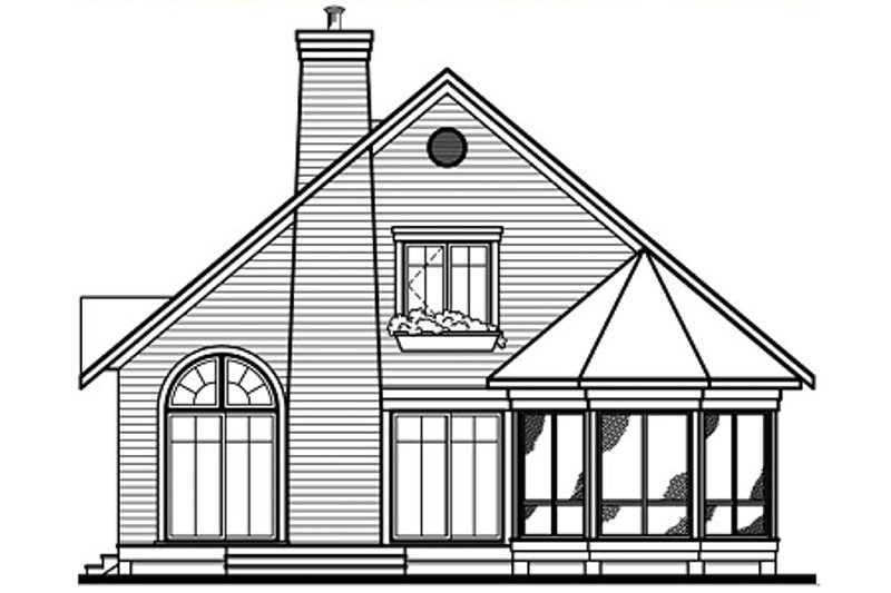 Home Plan - Exterior - Other Elevation for Country House Plan #23-2042 - 3 bed, 2 bath