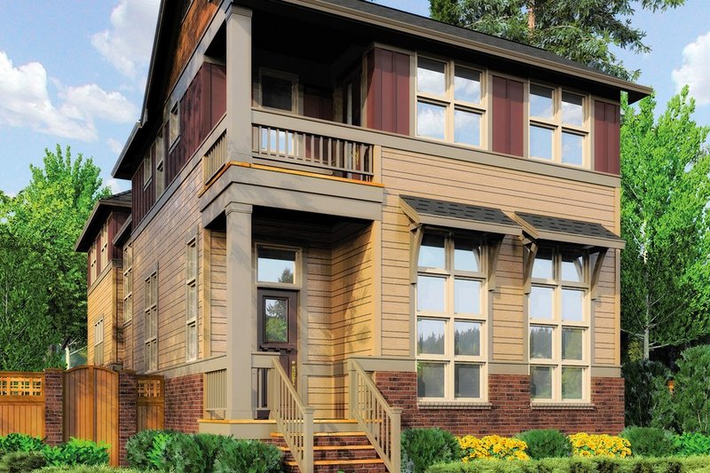 Architectural House Design - Cottage Exterior - Front Elevation Plan #48-265