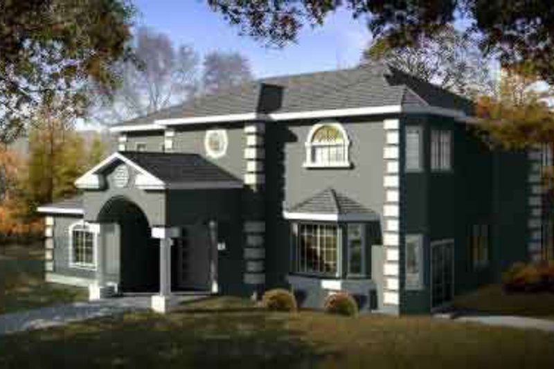 House Design - European Exterior - Front Elevation Plan #1-1476