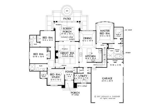 Optional Basement Stair Location