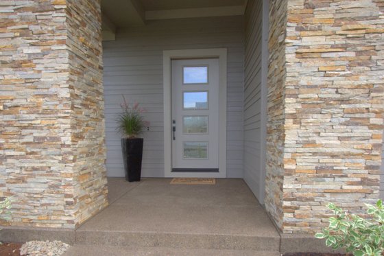 Interior - Entry for Prairie House Plan #124-969 - 4 bed, 3 bath