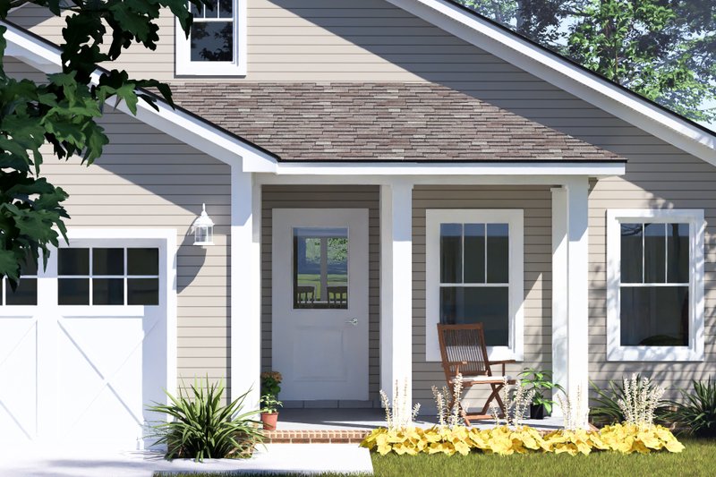 House Blueprint - Exterior - Other Elevation 3 for Cottage House Plan #513-2453 - 3 bed, 2.5 bath