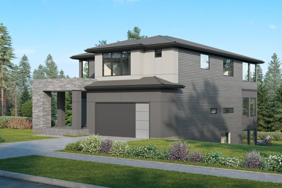 Exterior - Other Elevation for Contemporary House Plan #1066-206 - 6 bed, 4.5 bath