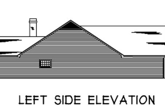 Exterior - Other Elevation for Country House Plan #16-291 - 3 bed, 2 bath