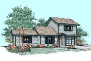 Traditional Style House Plan - 3 Beds 2 Baths 1206 Sq/Ft Plan #60-499 