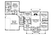 Southern Style House Plan - 3 Beds 2 Baths 1804 Sq/Ft Plan #21-333 