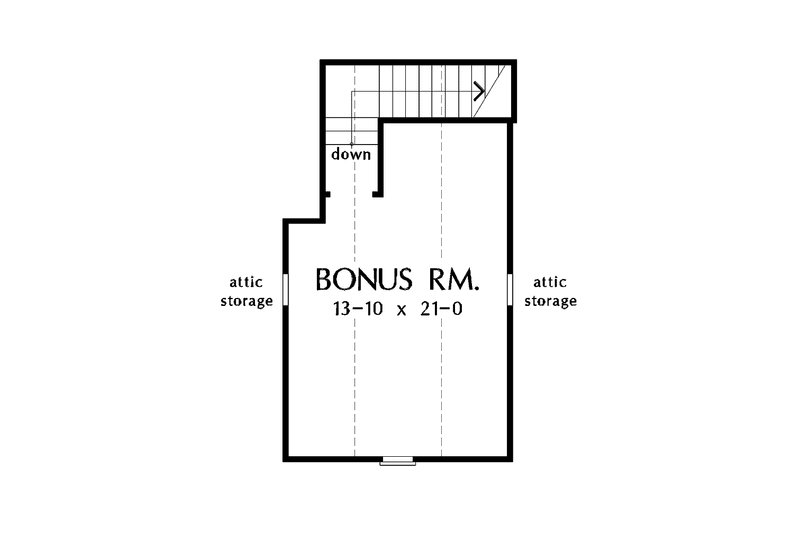 Home Plan - Floor Plan - Other Floor for Country House Plan #929-450 - 3 bed, 2 bath
