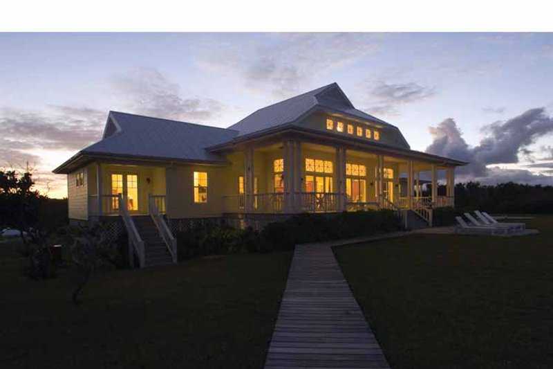 Home Plan - Exterior - Rear Elevation 4 for Country House Plan #928-43 - 4 bed, 5 bath