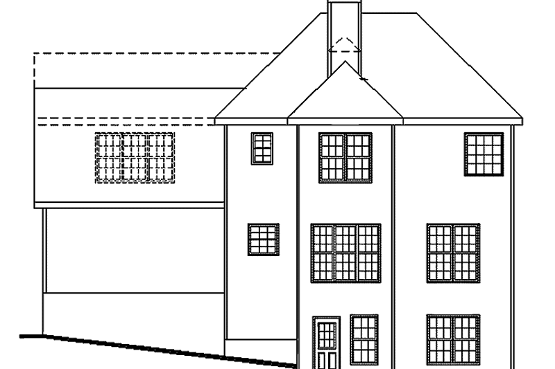 Home Plan - Exterior - Rear Elevation for Country House Plan #927-755 - 3 bed, 2.5 bath