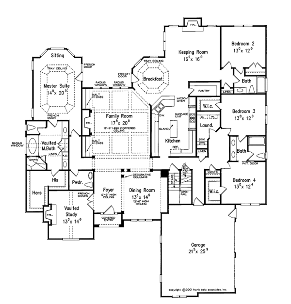 House Design - European Floor Plan - Main Floor Plan #927-769