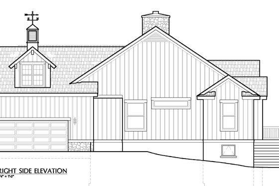 Exterior - Other Elevation for European House Plan #417-239 - 3 bed, 2.5 bath