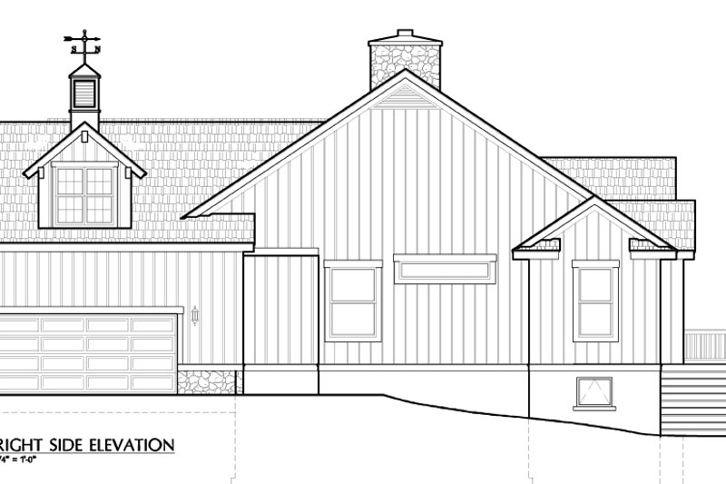 Architectural House Design - Exterior - Other Elevation for European House Plan #417-239 - 3 bed, 2.5 bath