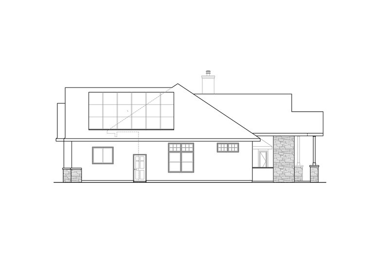 House Plan Design - Exterior - Other Elevation 1 for Craftsman House Plan #124-1240 - 3 bed, 2.5 bath