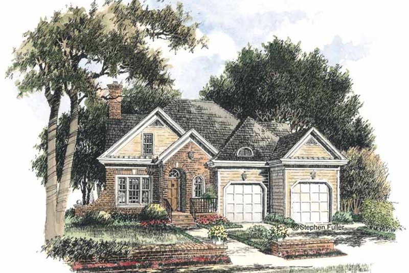 Home Plan - Colonial Exterior - Front Elevation Plan #429-284