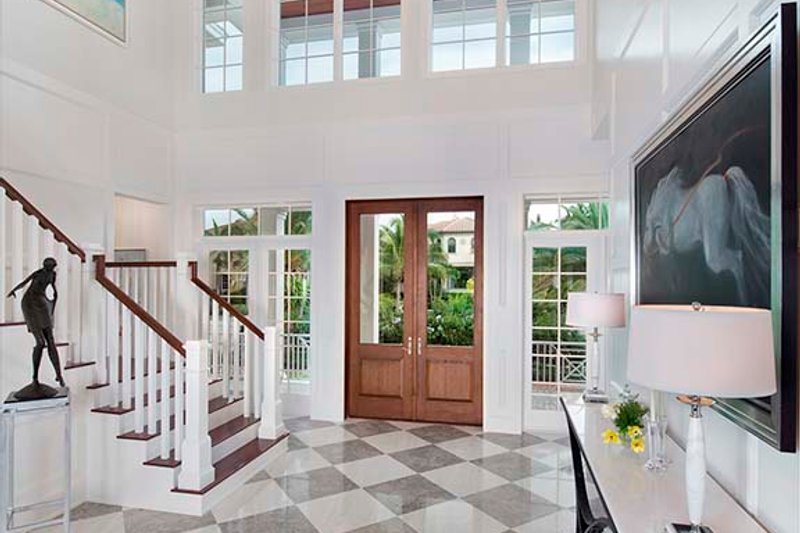 Architectural House Design - Interior - Entry for Country House Plan #1017-163 - 5 bed, 5 bath