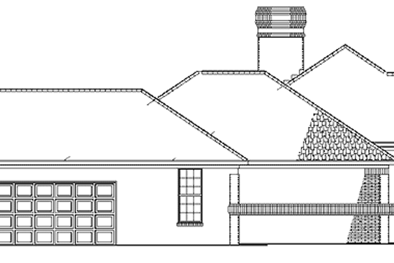 Dream House Plan - Exterior - Other Elevation for European House Plan #17-3079 - 4 bed, 2.5 bath
