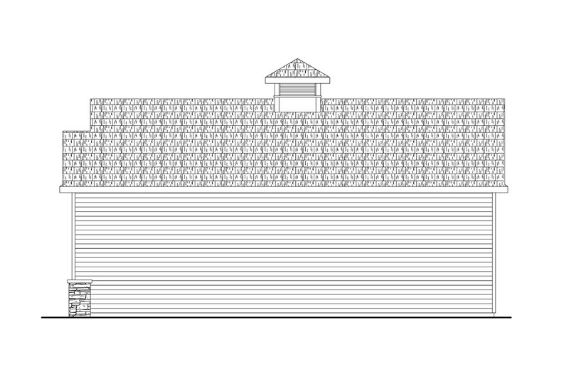 House Blueprint - Exterior - Other Elevation for Country House Plan #124-1449, 0 bath