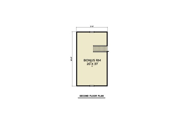 Barndominium Floor Plan - Upper Floor Plan #1070-217