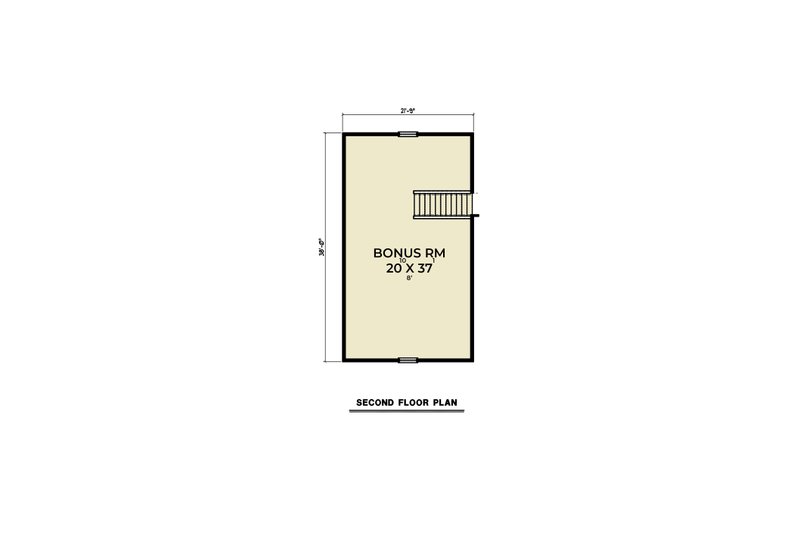 Dream House Plan - Floor Plan - Upper Floor for Barndominium House Plan #1070-217 - 1 bed, 2 bath