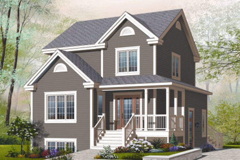 Dream House Plan - Country Exterior - Front Elevation Plan #23-2184