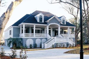 Dream House Plan - Country Exterior - Front Elevation Plan #37-253