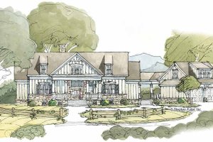 House Design - Country Exterior - Front Elevation Plan #429-381