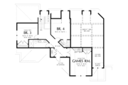 Craftsman Style House Plan - 4 Beds 3.5 Baths 3893 Sq/Ft Plan #48-810 