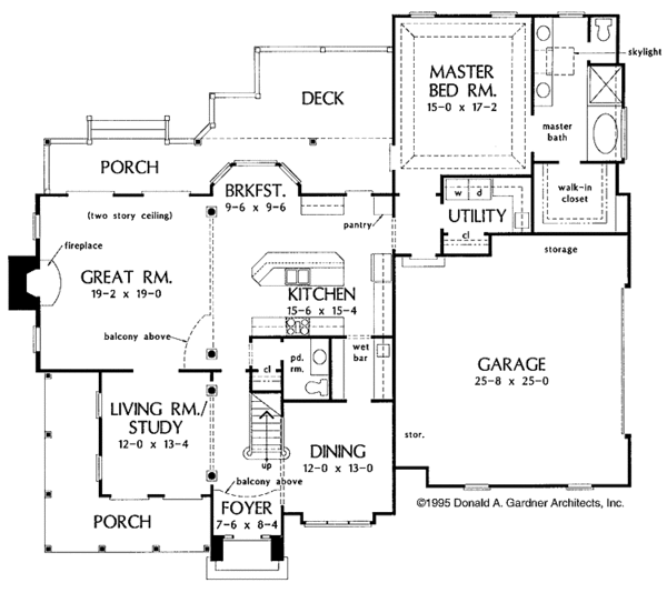 Home Plan - Country Floor Plan - Main Floor Plan #929-227