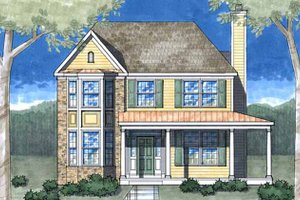 Dream House Plan - Country Exterior - Front Elevation Plan #1029-12
