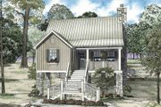 Mediterranean Style House Plan - 2 Beds 2 Baths 1178 Sq/Ft Plan #17-3301 