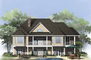 Country Style House Plan - 4 Beds 4 Baths 2876 Sq/Ft Plan #929-818 