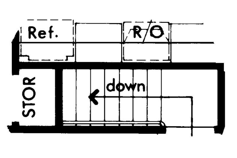 Dream House Plan - Floor Plan - Other Floor for Contemporary House Plan #320-790 - 3 bed, 2 bath