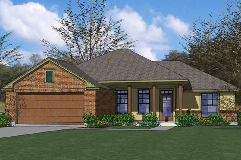 House Plan Design - Traditional Exterior - Front Elevation Plan #120-205