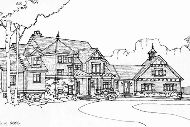 Dream House Plan - Traditional Exterior - Front Elevation Plan #928-72