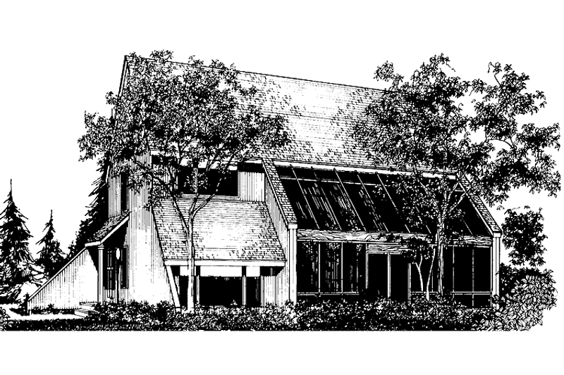 House Plan Design - Contemporary Exterior - Front Elevation Plan #320-858