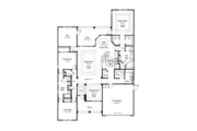 Mediterranean Style House Plan - 3 Beds 2.5 Baths 2287 Sq/Ft Plan #938-20 