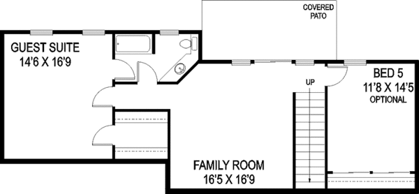 Dream House Plan - Country Floor Plan - Upper Floor Plan #60-1030